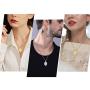 Nofade Silver Personalized Virgin Mary Necklace 925 Sterling Silver Religious Christian Jewelry Oval Medal Coin Pendant Necklace for Women Men