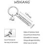 WSNANG Elephant Gift Elephant Lover Gift You are Amazing As You are Stronger Than You Know Keychain Inspiration Elephant Graduation Gift for Graduate Friend
