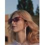 FIBO STEEL 3 Pairs Long Chandelier Tassel Dangle Earrings for Women Party Banquet Jewelry Clear Austrian Rhinestone Crystal Drop Earrings Set