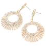 Sparkly Rhinestone Chandelier Drop Statement Earrings - Bridal Wedding Crystal Cubic Dangles Cascade, Teardrop, Fringe Tassel, Waterfall Duster Party Studs