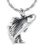 constanlife Cremation Jewelry for Ashes Stainless Steel Fish Shape Design Memorial Urn Necklace Keepsake Jewelry Gift Men Women Multifunction Necklace constanlife Cremation Jewelry for Ashes Stainless Steel Fish Shape Design Memorial Urn Necklace Keepsake Jewelry Gift Men Women Multifunction Necklace