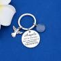 FAADBUK Christian Mustard Seed Friend Keychain Friends Quote Gift Angels Cant Be Everywhere Thats Why God Gave Us Friends Religious Jewelry for Friend Sister Brother