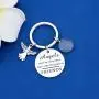 FAADBUK Christian Mustard Seed Friend Keychain Friends Quote Gift Angels Cant Be Everywhere Thats Why God Gave Us Friends Religious Jewelry for Friend Sister Brother