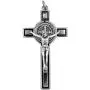 VILLAGE GIFT IMPORTERS 3'' Saint Benedict Pectoral Cross Pendant | Silver or Gold with Black Lining | Comes with Informational Card | Christian Jewelry VILLAGE GIFT IMPORTERS 3'' Saint Benedict Pectoral Cross Pendant | Silver or Gold with Black Lining | Comes with Informational Card | Christian Jewelry