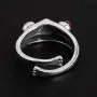Allhola Silver Frog Ring for Women Girls,Open Adjustable Vintage Cute Animal Finger Rings Fashion Party Jewelry Gifts Allhola Silver Frog Ring for Women Girls,Open Adjustable Vintage Cute Animal Finger Rings Fashion Party Jewelry Gifts