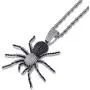 JINAO Hip Hop Iced Out Spider Design Pendant Necklace with Micropave Simulated Diamond JINAO Hip Hop Iced Out Spider Design Pendant Necklace with Micropave Simulated Diamond