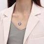 ONEFINITY Panda Gifts Sterling Silver Panda Necklace Panda Crystal Pendant Jewelry for Women