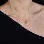 Anela Evil Eye Necklace with 14kt Gold Filled Paper Clip Chain, Cubic Zirconia Stones, Layering Necklace for Women, Hand Made in USA Anela Evil Eye Necklace with 14kt Gold Filled Paper Clip Chain, Cubic Zirconia Stones, Layering Necklace for Women, Hand Made in USA