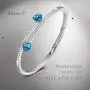 Susan Y Valentines Day Jewelry Gifts for Her, Waltz of Love Arrow Bangle Bracelet with Crystals from Austrian, Gifts for Women Girls, Jewelry Gift Box Packing, Valentine Birthday Gifts