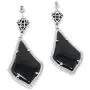 Kendra Scott Alexa Drop Earrings Silver Black Kendra Scott Alexa Drop Earrings Silver Black