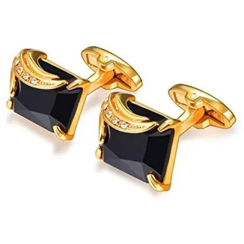 U7 Men Cufflinks for Wedding Christmas Business Platinum or 18K Gold Plated Crystal Fancy Stone Cuff Links, Custom Photo Cufflinks,Gift Packed U7 Men Cufflinks for Wedding Christmas Business Platinum or 18K Gold Plated Crystal Fancy Stone Cuff Links, Custom Photo Cufflinks,Gift Packed