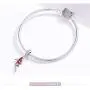 ToHa 925 Sterling Silver Carp Bead Charms,Good Luck Charms Cubic Zirconia Fish Animal Charm Koi Beaded Pendant for European Bracelet & Necklace,DIY Jewelry for Women