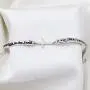 KUIYAI Footprints in The Sand Prayer Cross Bracelet Beautiful Poems Quote When You Saw Only One Set of Footprints It was Then That I Carried You Religious Jewelry Christian Gift