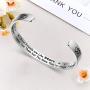 NEWNOVE Good Friends are Like Stars - Funny Best Friend Birthday Gifts - Friendship Present Idea for Women, Sister, Coworker, BFF, Female, Her - Stainless Steel Cuff Bracelet