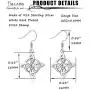Sllaiss Celtic Eternity Knot Earrings 925 Sterling Silver Earrings for Women Good Luck Irish Celtics Jewelry Vintage Dangle Earrings Lightweight Sllaiss Celtic Eternity Knot Earrings 925 Sterling Silver Earrings for Women Good Luck Irish Celtics Jewelry Vintage Dangle Earrings Lightweight