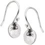 Silpada Mini Crystal Disc Drop Earrings with Crystals in Sterling Silver