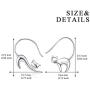 Cat Dangle Earrings 925 Sterling Silver Pull Through Animal Cat Hoop Earrings for Women Christmas Gifts(Cat earrings 1)