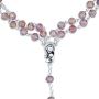 Catholic Birthstone Rosary | Italian Crystal Beads | 12 Colors | Perfect Gift for Anytime of the Year | Christian Jewelry (February - Purple Amethyst)