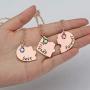 Jovivi Best Friends Forever and Ever Friendship Necklaces Keychains for 3/4,Alloy Heart Matching Puzzle Piece BBF Friendship Jewelry