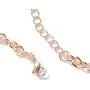 Shop LC ION Plated Yellow Rose Gold Stainless Steel Leaf Earrings Necklace for Women Fashion Costume Jewelry Set 22''