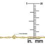 Kooljewelry Yellow Gold Over Sterling Silver Singapore Bead Station Bracelet (7.5 inch)