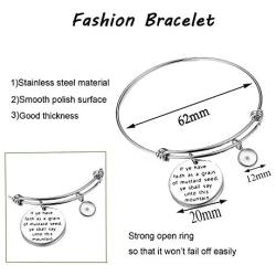 Faith of A Mustard Seed Bracelet Keyring Matthew 17:20 Faith Jewelry