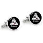 Kooer Classic Wedding Cufflinks Personalized Star Cuff Links Jewelry Gift for Groom Best Man Groomsman Bridesman