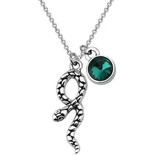 AKTAP HP Inspired Horcrux Crest Necklace TV Movie Jewelry Gift for Fans