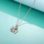 Horse Elephant Gifts for Women Girls, 14K Gold Plated Cubic Zirconia Elephant Horse Pendant Necklace for Women Girls Kids Jewelry Gifts, Mothers Day Valentines Gifts for Mom Daughter Friend Grandma