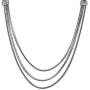 Efulgenz Boho Vintage Antique Ethnic Gypsy Indian Oxidized Silver Multilayer Strand Choker Statement Necklace Earrings Jewelry Set