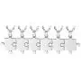 Kebaner Best Friend Couples Puzzle Necklace 2/3/4/5/6/7/8 Piece Silver/Black/Gold Tone - Stainless Steel