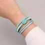 FANCY SHINY Leather Wrap Bracelet Boho Cuff Bracelets Crystal Bead Bracelet with Magnetic Clasp Jewelry Gifts for Women Teen Girls FANCY SHINY Leather Wrap Bracelet Boho Cuff Bracelets Crystal Bead Bracelet with Magnetic Clasp Jewelry Gifts for Women Teen Girls