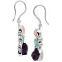 Silpada Prismatic Natural Mixed Stone Drop Earrings in Sterling Silver