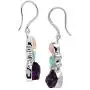 Silpada Prismatic Natural Mixed Stone Drop Earrings in Sterling Silver Silpada Prismatic Natural Mixed Stone Drop Earrings in Sterling Silver