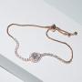 UDORA CZ Tearsdrop Earrings Necklace Jewelry Set for Bridal Bridesmaids