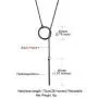 GoldChic Jewelry Customized Y Necklace for Women,Lariat Necklace, Looped Long Lariat Y Bar/Lock/Peal/Star/Rose Pendant Necklace Personalized Gifts for Women Girls, Summer Beach Holiday Jewelry
