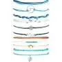 Wave Anklet for Women Vsco Bracelet Sunflower Braided Rope Bracelet Friendship Bohemian Handmade Bracelet Waterproof Anklet for Girls Wave Anklet for Women Vsco Bracelet Sunflower Braided Rope Bracelet Friendship Bohemian Handmade Bracelet Waterproof Anklet for Girls