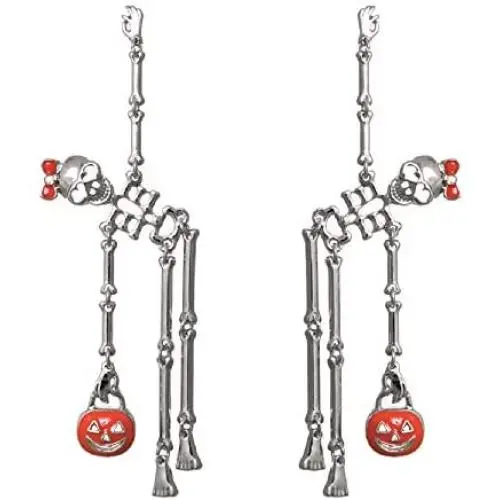 Rosemarie Collections Womens Dancing Skeletons Halloween Earrings Rosemarie Collections Womens Dancing Skeletons Halloween Earrings