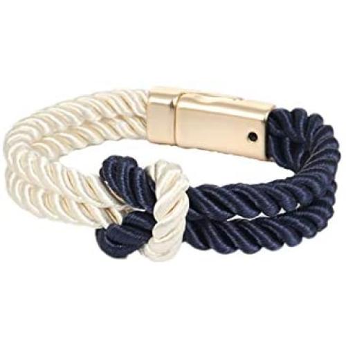 Handmade Rope Bracelets Anklets for Men Women Thread Wrap Bracelet Braided Sailor Knot Bracelet Magnet Bracelet Fashion Jewelry