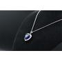 Titanic Heart of the Ocean Neckalce, AILUOR Silver Necklace Pendants Jewelry Mothers Day Gift