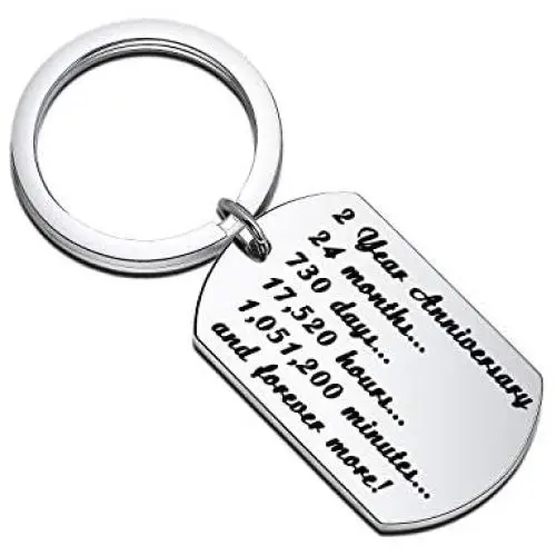 BEKECH Wedding Anniversary Keychain Happy 2rd 5th 6th 7th 10th 20th 25th 30th Anniversary Keyring Gift Wedding Ideas Anniversary Keepsake for Him Her Anniversary Jewelry BEKECH Wedding Anniversary Keychain Happy 2rd 5th 6th 7th 10th 20th 25th 30th Anniversary Keyring Gift Wedding Ideas Anniversary Keepsake for Him Her Anniversary Jewelry