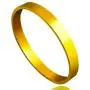 Shine Jewelry 18K Yellow Gold Filled Plain Round Bangle Bracelet 10MM Wide Band Anniversary Wedding Jewelry Gift for Women,Wife,Mother,Sister,Friends