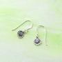 Boma Jewelry Sterling Silver Sunflower Dangle Earrings
