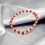 LZMEI 4mm Faux Crystal Glass Imitation Pearls Necklace Bracelet Earring Jewelry 3 Sets for Women Girls