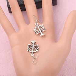 AKTAP Attorney Lawyer Earrings Gift Scales of Justice Earrings Libra Earrings Jewelry Law School Graduation Gifts