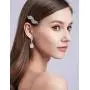 9 Pairs Silver Small Hoop Earrings with Charm for Women - Tear Drop Dangle Earrings for Women and Teen Girls 9 Pairs Silver Small Hoop Earrings with Charm for Women - Tear Drop Dangle Earrings for Women and Teen Girls
