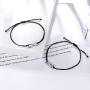 Lanqueen 2pcs Long Distance Friendship Bracelets for Best Friends Women Girls Gift