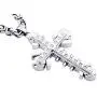 Mens Blackjack Stainless Steel Cross Pendant Mens Blackjack Stainless Steel Cross Pendant