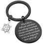 SEIRAA Turtle Gift Always Remember That Even a Turtle Can Finish a Race as Long as He Never Gives Up Keychain Turtle Charm Inspirational Gifts