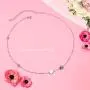 YinShan Dainty S925 Sterling Silver Jewelry Adjustable Choker Necklace Chain and Bracelet YinShan Dainty S925 Sterling Silver Jewelry Adjustable Choker Necklace Chain and Bracelet